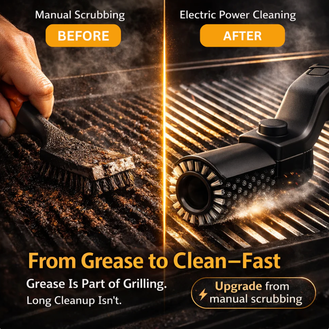 GrillZap™ Electric Grill Cleaning Brush
